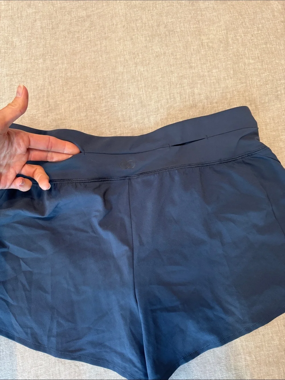Calia by Carrie Underwood Blue Active Shorts- Stay The Path - Picture 4 of 4